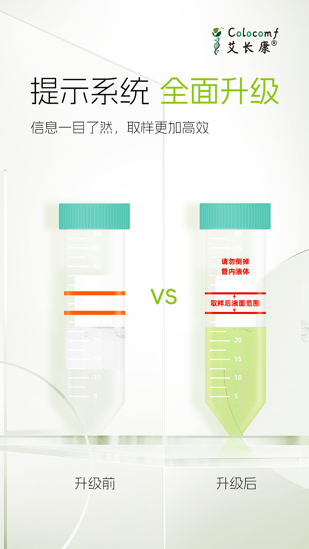 艾长康®“样本采集装备”升级