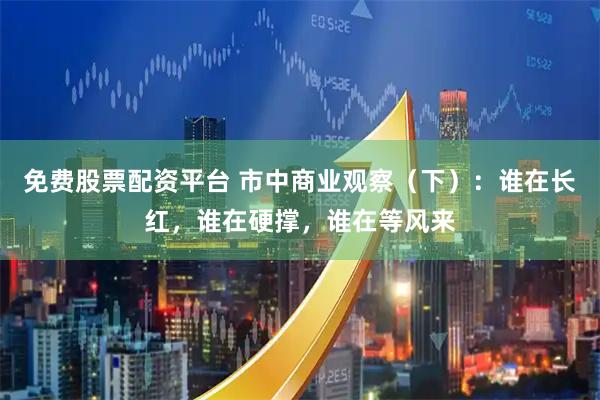 免费股票配资平台 市中商业观察（下）：谁在长红，谁在硬撑，谁在等风来